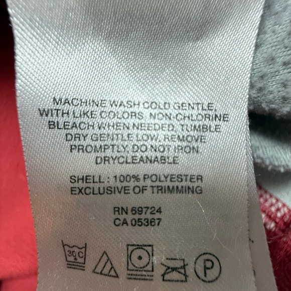 Columbia Arkansas Razorbacks Red and Gray Pullover with Hog Emblem - Picture 3 of 4